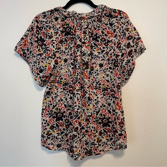 Apiece Apart La Paz Blouse Antonia Floral Peasant Top Size 2 - Picture 9 of 13
